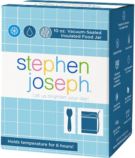 Stephen Joseph Stainless Steel Kids' Food Container 0.295lt x 9pcs