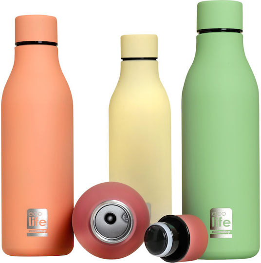 Ecolife Bottle Thermos Stainless Steel BPA Free 550ml Ecolife Cream