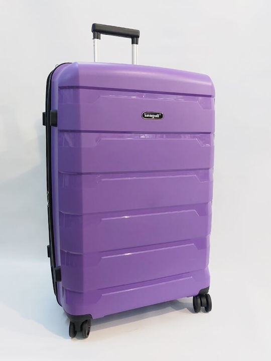 Diplomat Set Colecția Seagull Valize De Călătorie Tough Violet Cu 4 Roți Set 2 Bucăți