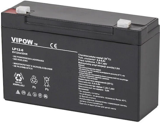 Lead Gel Battery 6v 12ah Maintenance-free