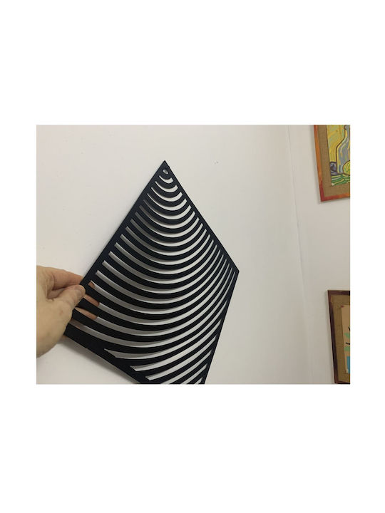 Vivatechnix Decorațiune Siluetă Neagră Din Metal 50x50cm