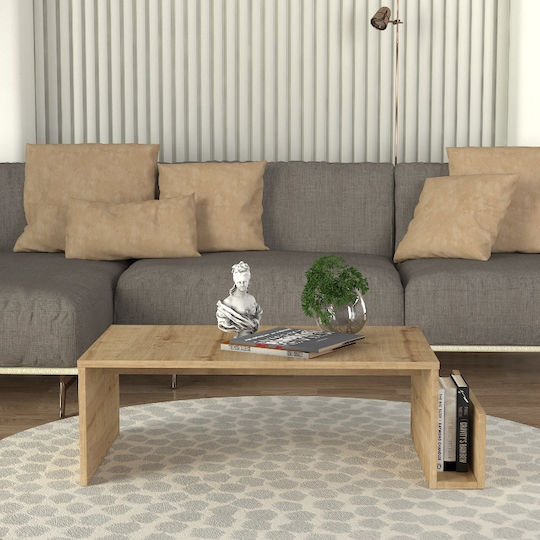 Правоъгълно Централно Кафе Масичка Regnar Дървена Sapphire Oak Ш100.6xД55xВ31.8см