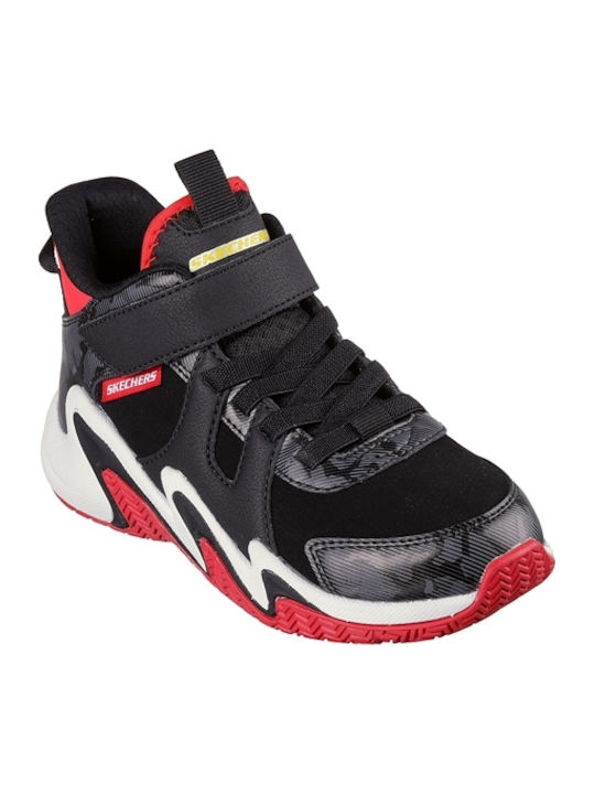 Încălțăminte Sport Copii Baschet Impermeabile Cu Închidere Hoop & Loop Negre