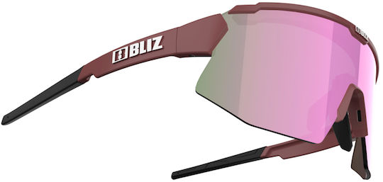 Bliz Cycling Glasses Breeze with Brown Frame & Multicolour Lenses