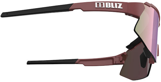 Bliz Cycling Glasses Breeze with Brown Frame & Multicolour Lenses