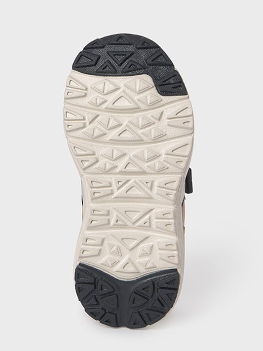Urban Παιδικά Sneakers με Σκρατς Καφέ