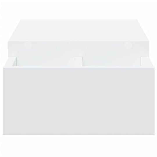 vidaXL Επιτραπέζια Βάση Οθόνης Λευκή (854679)