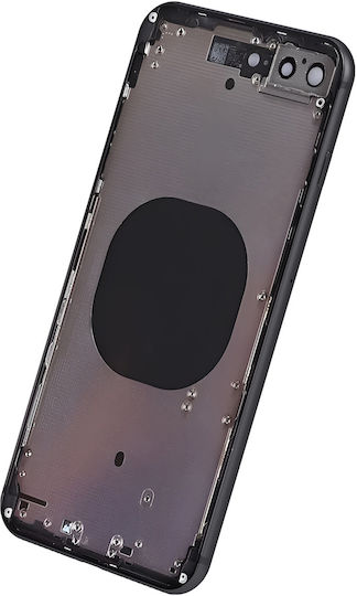 Clappio Frame + Battery Cover Iphone 8 Plus Rear Window Black Black
