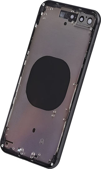 Clappio Frame + Battery Cover Iphone 8 Plus Rear Window Black Black