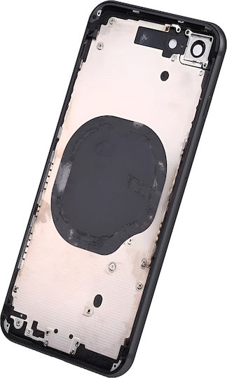 Clappio Frame + Battery Cover Iphone 8 Sidereal Grey Rear Window Dark Grey