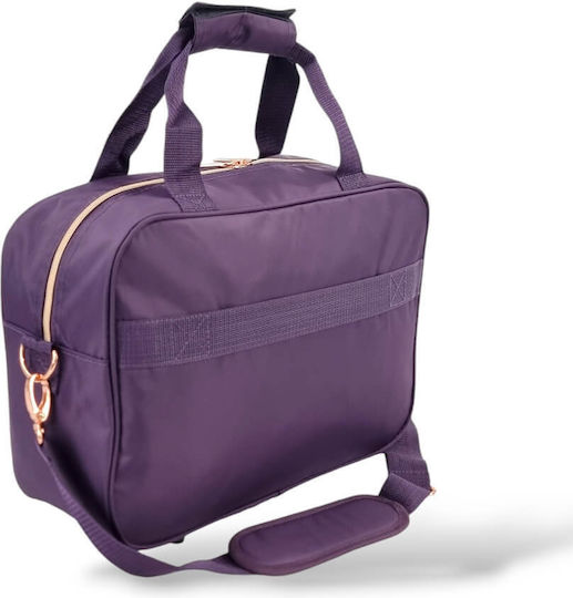 Diplomat Monaco Sack Voyage 16lt Purple Fabric L40xW15xH18cm