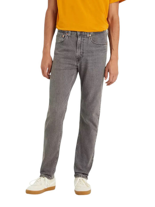 Last A While Ανδρικό Παντελόνι Τζιν Ελαστικό με Slim Tapered Εφαρμογή Grey