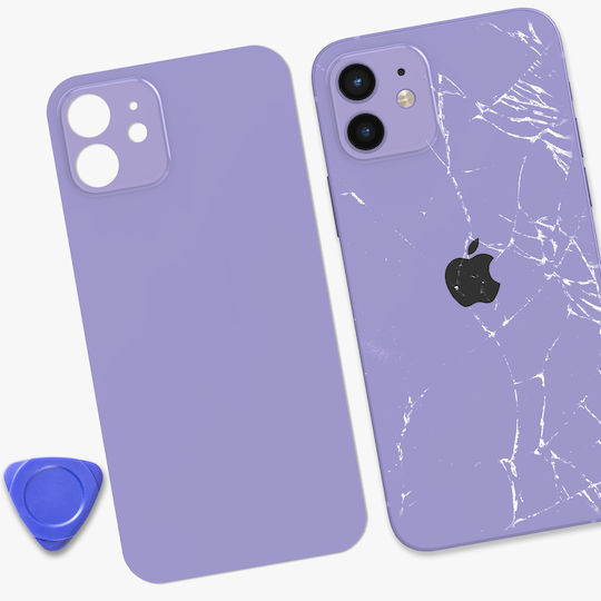 Clappio Replacement Back Glass Apple iPhone 12 Lavender