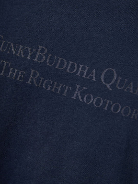 Funky Buddha T-shirt Navy Blue