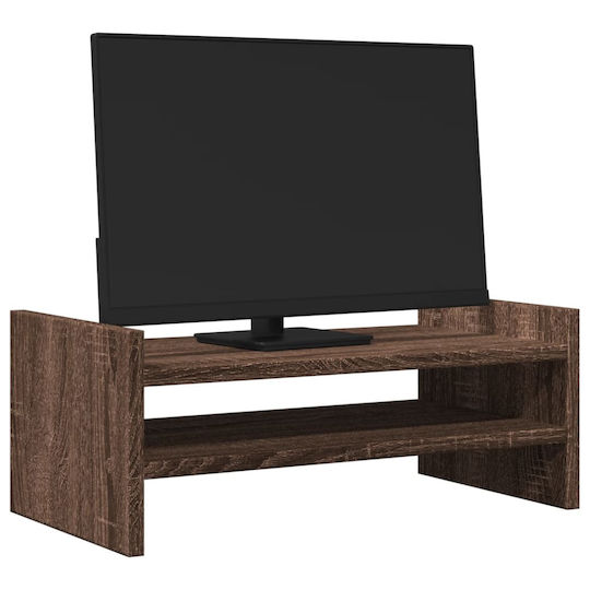 vidaXL Stand Desk Mounted Monitor Brown (854784)