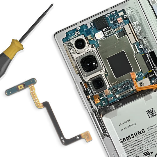 Скенер за пръстови отпечатъци Samsung Galaxy Z Fold 6 Оригинален сервизен пакет Бял