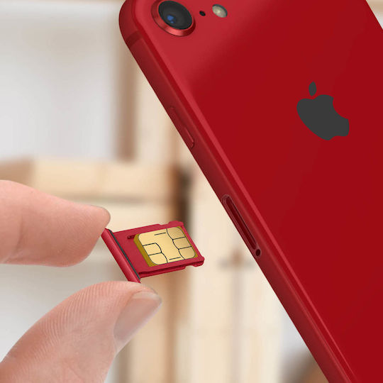 Apple Iphone 8 Se 2020 2022 Sim Card Tray Replacement Red