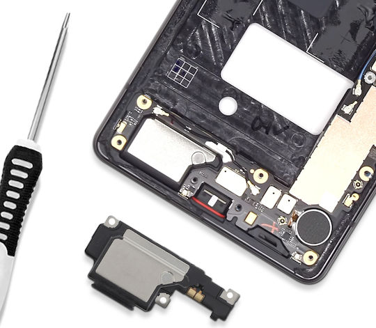 Clappio External Speakers Pixel 7a Compatible Spare Part Black
