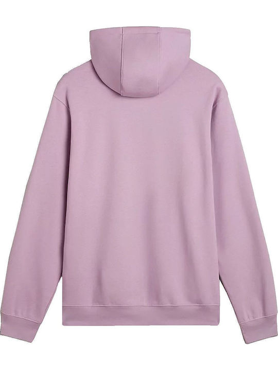 Core Basic Φούτερ με Κουκούλα Lavender Mist