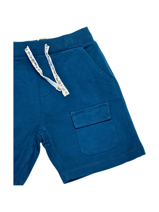 Kinder-Shorts/Bermudas Stoff Hellblau