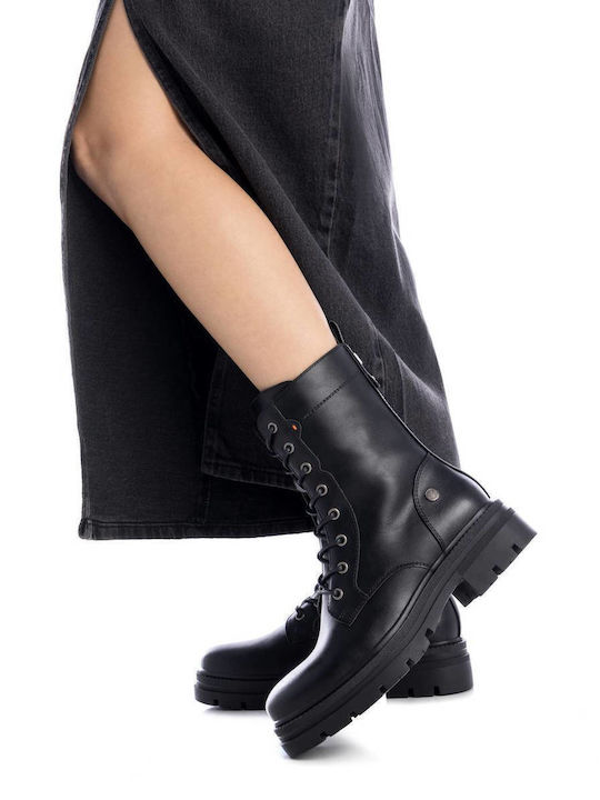 Women's Ankle Boots with Medium Heel Black
