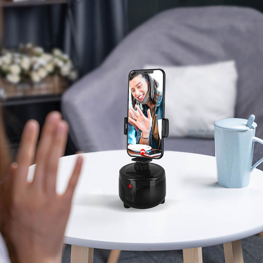Gimbal Stabilizer Smartphone Rotary 360° Face Tracking Silicone Base