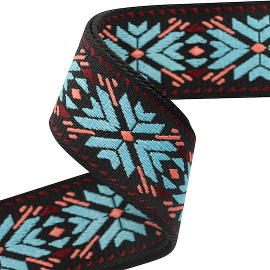Avizar Phone Strap Ethnik Lake Blue Collection Jet Black
