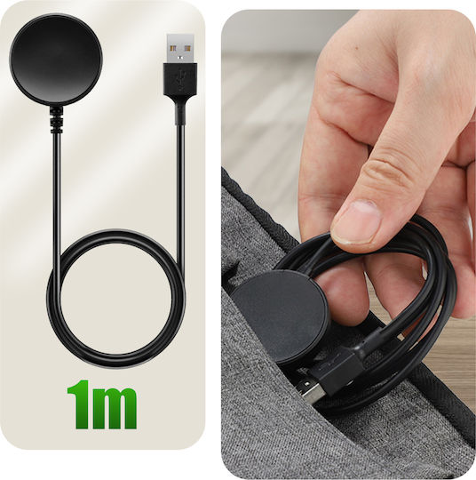 Încărcător Wireless Galaxy Watch 5 & 5 Pro Usb Negru