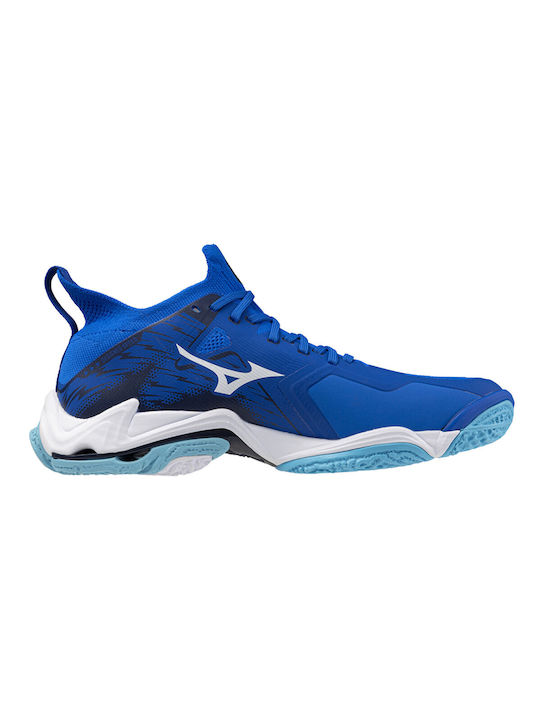 Mizuno Wave Lightning Neo 3 Ανδρικά Αθλητικά Παπούτσια Βόλεϊ Μπλε / Λευκό