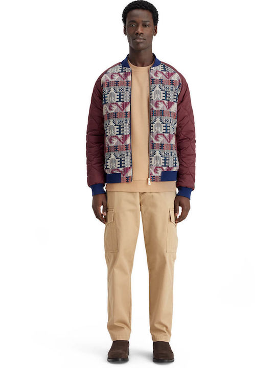 Scotch & Soda Men's Bomber Jacket Red