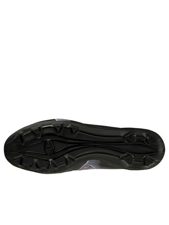 Mizuno Alpha Select Ποδοσφαιρικά Παπούτσια με Τάπες FG Μαύρα