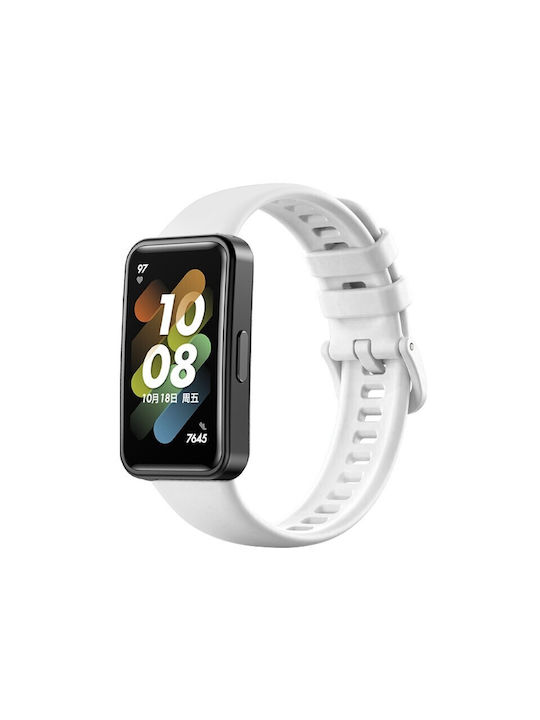 Curea Silicon Alb (Huawei Band 8)