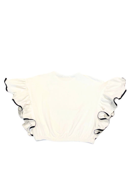 EMC Kids Blouse Short Sleeve white