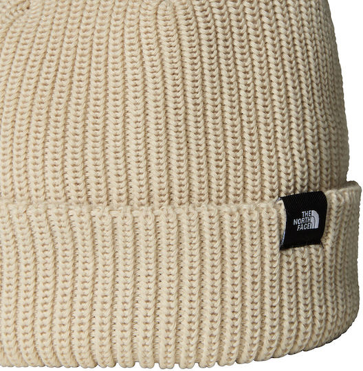 Fisherman Beanie Unisex Beanie Knitted in Beige color