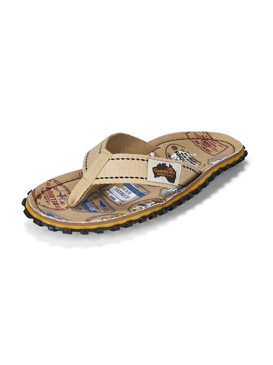 Gumbies Islander Women's Flip Flops Beige