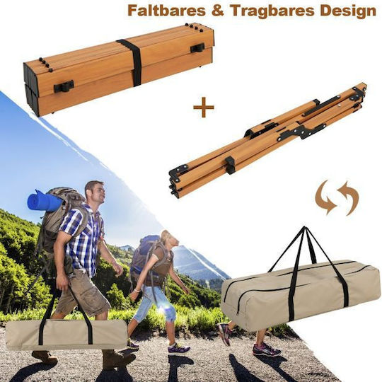Costway Tabelle Aluminium für Camping Klappbar