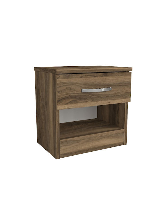 Κομοδίνο Lube Ξύλινο Καφέ 40x28.2x40cm GP042-0226,5