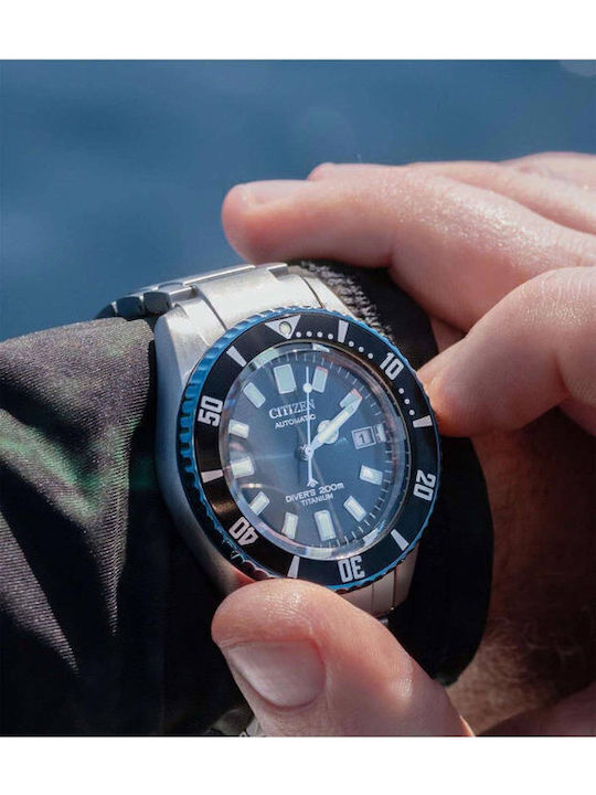 Citizen Promaster Marine Ρολόι Αυτόματο με Μεταλλικό Μπρασελέ Citizen Promaster Marine Ρολόι Αυτόματο με Μεταλλικό Μπρασελέ