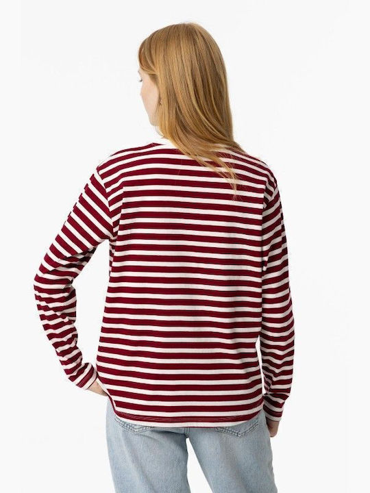 Tiffosi Women's Blouse Long Sleeve Red