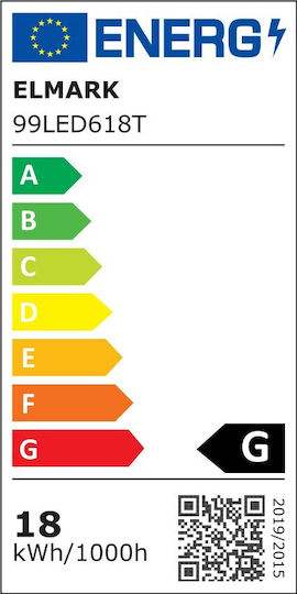 Elmark Χωνευτό LED Panel 18W Elmark Χωνευτό LED Panel 18W