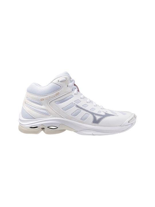 Wave Voltage 2 Mid Дамски Спортни обувки Волейбол White / Bronze / Grey