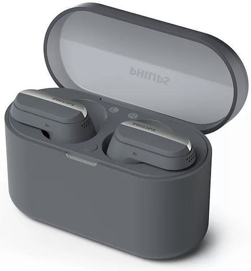 Philips TAT6908 In-ear Bluetooth Handsfree Ακουστικά με Αντοχή στον Ιδρώτα και Θήκη Φόρτισης Μαύρα