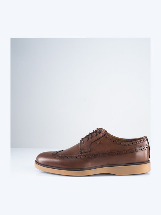 Men's Leather Oxfords Tabac Brown