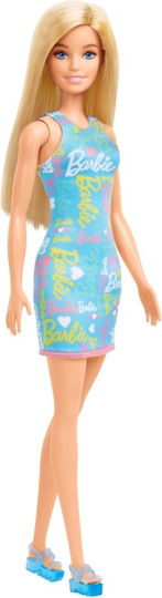 Barbie Păpușă Blondă cu rochie albastră pentru 3+ ani+ Ani (Diverse modele) 1 buc