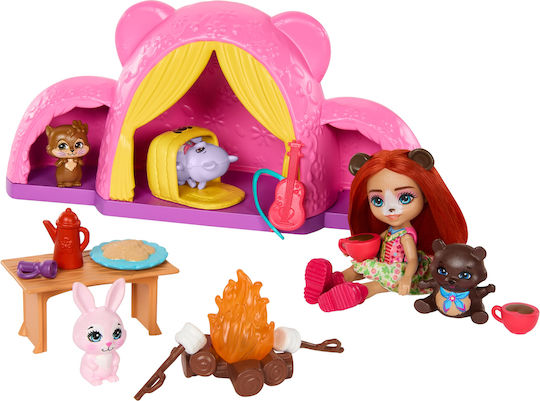 Enchantimals Camping-Set Puppe Tiere