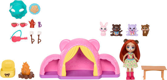 Enchantimals Camping-Set Puppe Tiere
