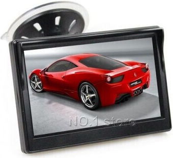 Монитор за кола 4.3" LCD с вендуза за предно стъкло