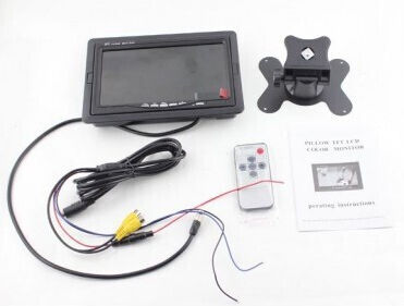 Lcd Οθόνη Αυτοκινήτου 7" 12v 24v Τηλεχειριστήριο Πλαίσιο Τοποθέτησης Στον Τοίχο