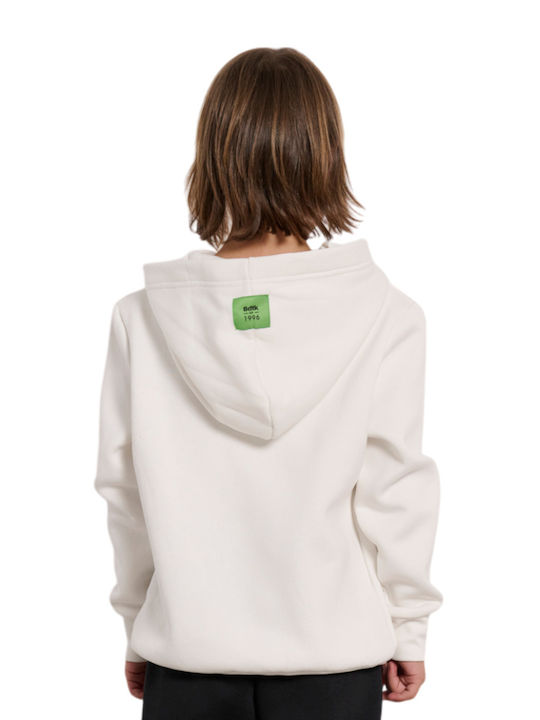 BodyTalk Kids Sweatshirt with Hood and Pockets White