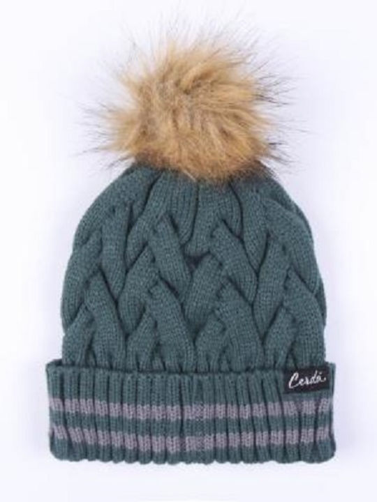 Harry Potter Kids Beanie Knitted Green